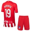 Virallinen Fanipaita + Shortsit Atlético Madrid Morata 19 Kotipelipaita 2023-24 - Lasten